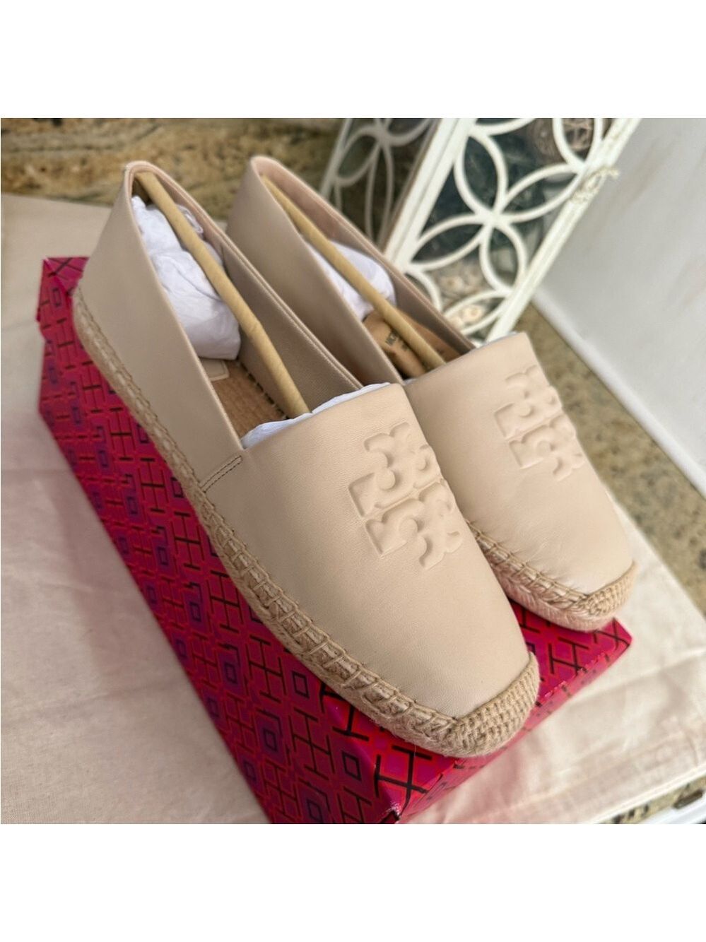 New Tory Burch  Dulce EVERLY LEATHER ESPADRILLE
NEVADA RETRO - Picture 5 of 12
